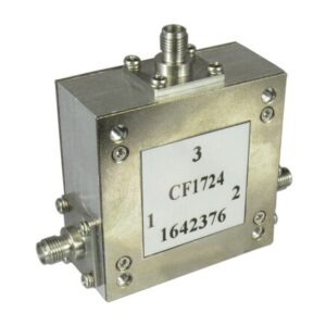 CF1724, циркулятор, 1,7-2,4 ГГц, КСВН 1,2, нержавеющая сталь SMA 50 Вт